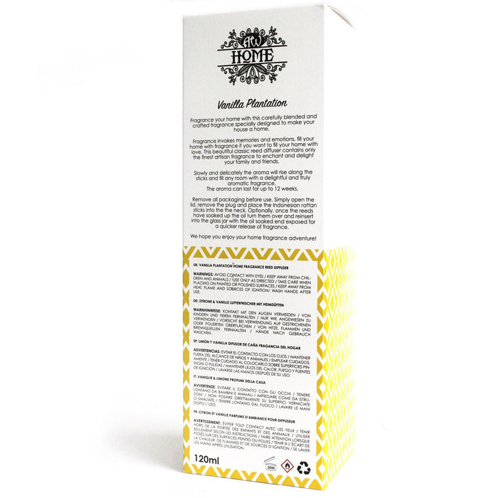 120ml Reed Diffuser -  Vanilla Plantation