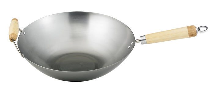 14" CARBON STEEL BAMBOO WOK