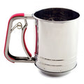 3 CUP FLOUR SIFTER, STAINLESS STEEL