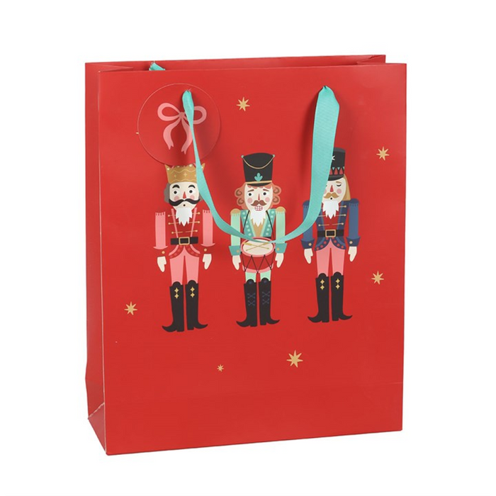 33cm Red Nutcracker Gift Bag