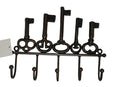 5 Hook Cast Iron Metal Rustic Key Hook Holder Rack Home Decor