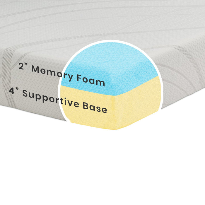 BeautySleep KIDS Rockport 6-inch Twin Memory Foam Mattress (T60200-1000)