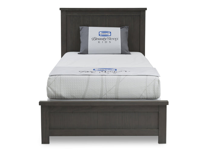 BeautySleep KIDS Rockport 6-inch Twin Memory Foam Mattress (T60200-1000), bed view a4a