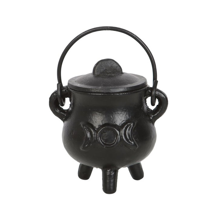 7.5cm Cast Iron Cauldron with Triple Moon