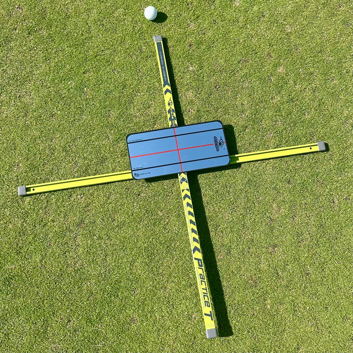 Practice-T Alignment & Ball Position Guide (Green)