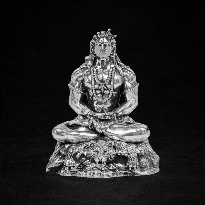 Adiyogi Shiva Statue 999 pure silver (15–25 gm)