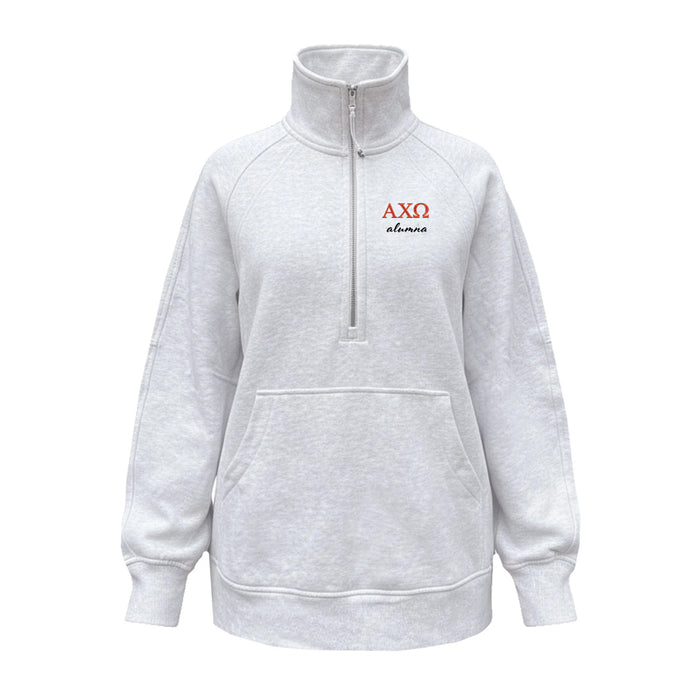 Alpha Chi Omega ALUMNA lululemon Scuba Oversized Funnel-Neck Half Zip Long