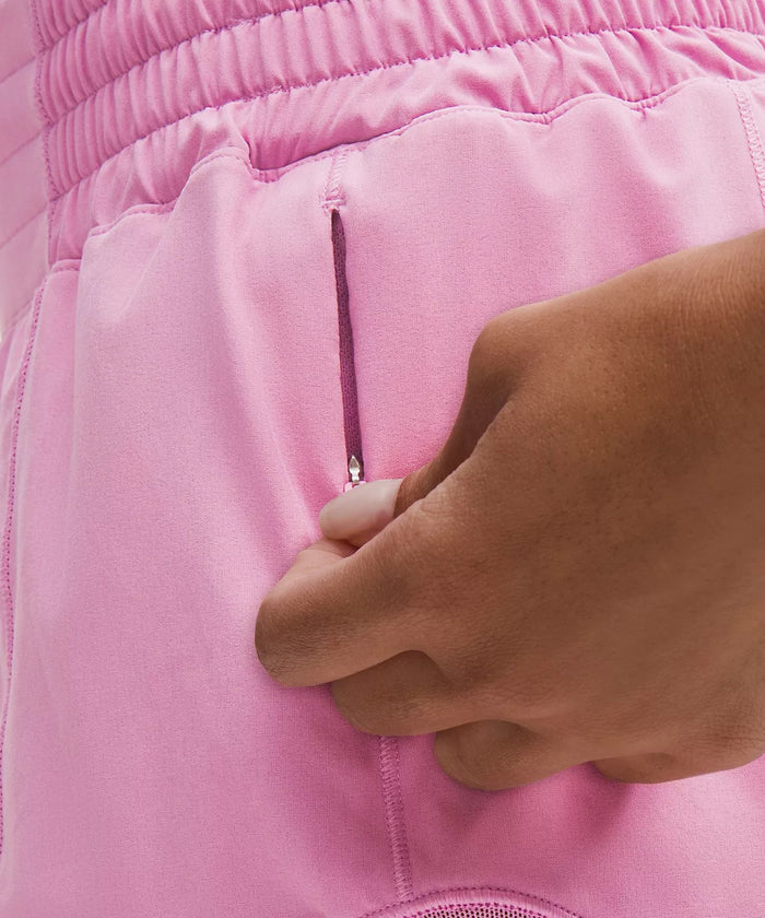Alpha Delta Pi lululemon Hotty Hot High-Rise Lined Short 2.5" - Pink Frosting