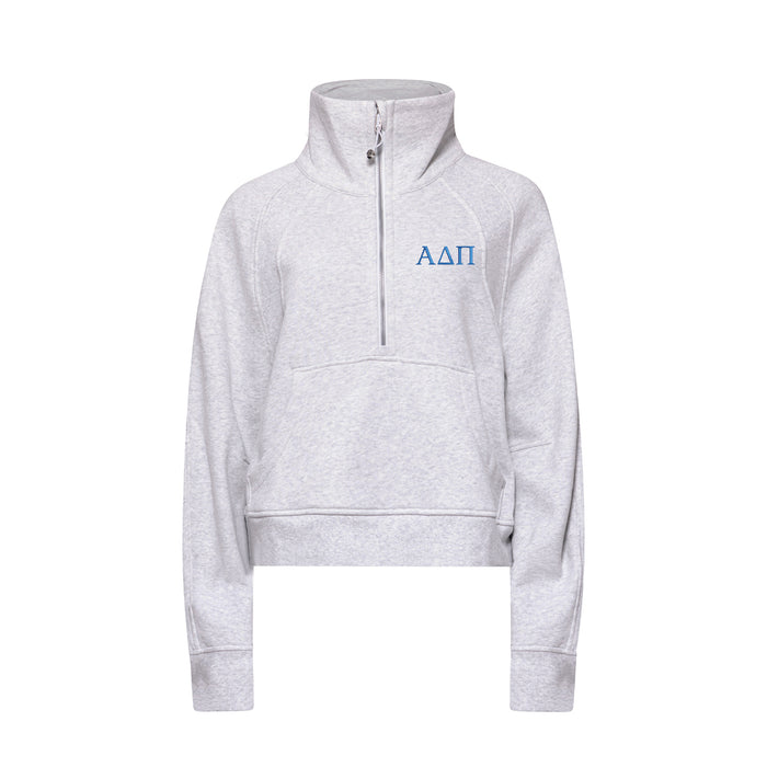 Alpha Delta Pi lululemon Scuba Oversized Funnel-Neck Half Zip