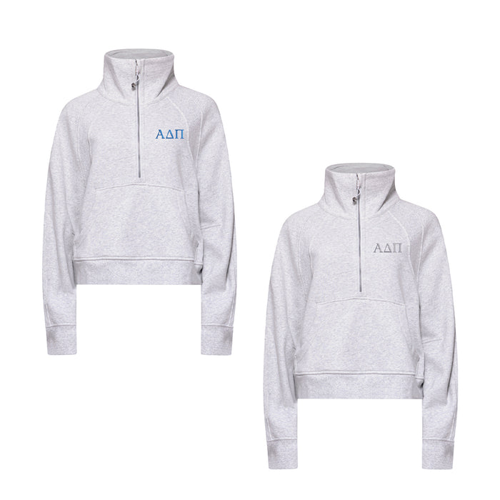 Alpha Delta Pi lululemon Scuba Oversized Funnel-Neck Half Zip