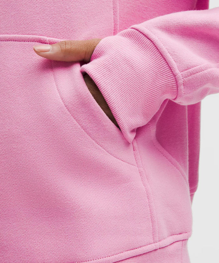 Alpha Epsilon Phi lululemon Scuba Oversized Half-Zip Hoodie - Pink Frosting