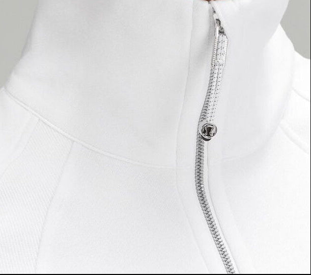 Alpha Gamma Delta MOM lululemon Scuba Oversized Funnel-Neck Half Zip - White