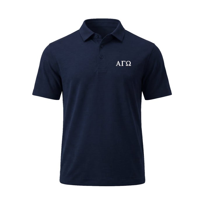 Alpha Gamma Omega lululemon Evolution Short-Sleeve Polo - Nautical Navy
