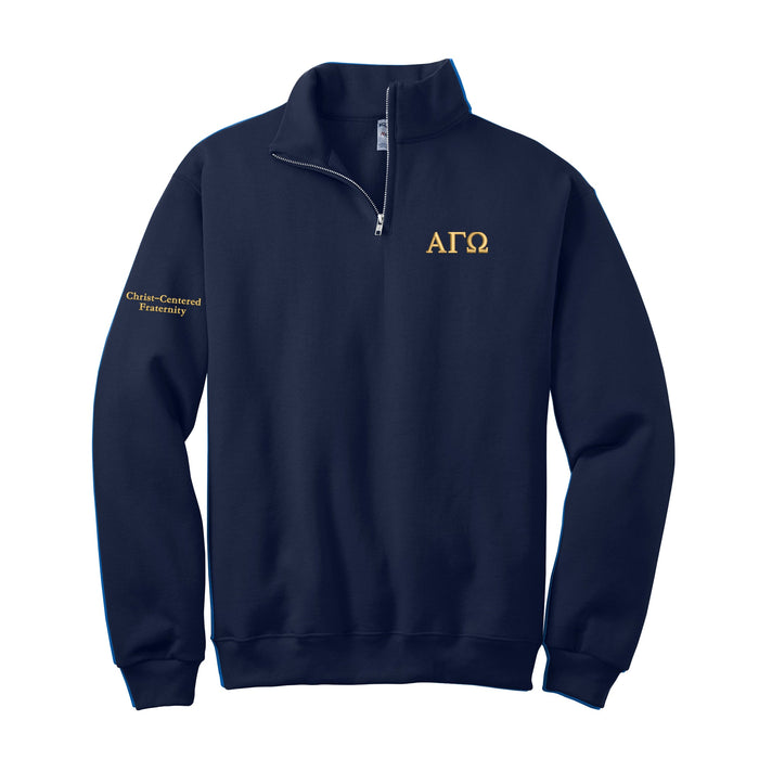 Alpha Gamma Omega Quarter Zip Sweatshirt - CCF