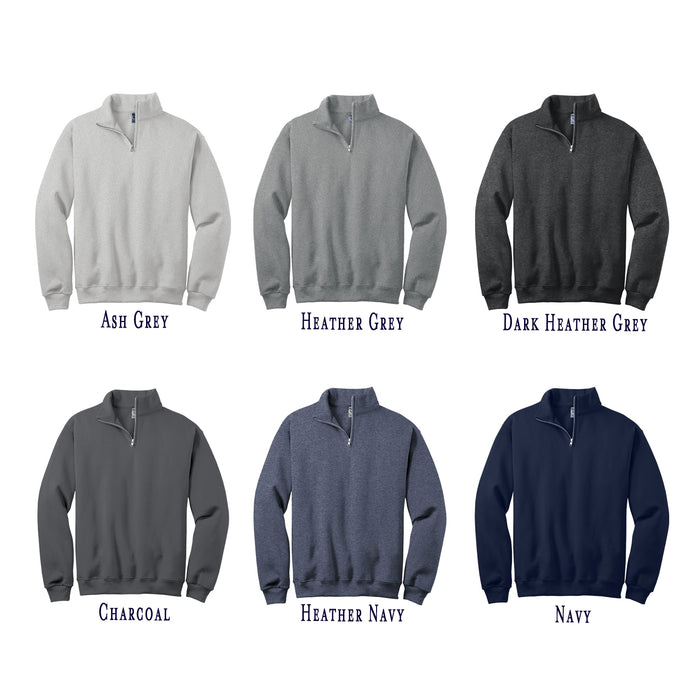 Alpha Gamma Omega Quarter Zip Sweatshirt - Letters