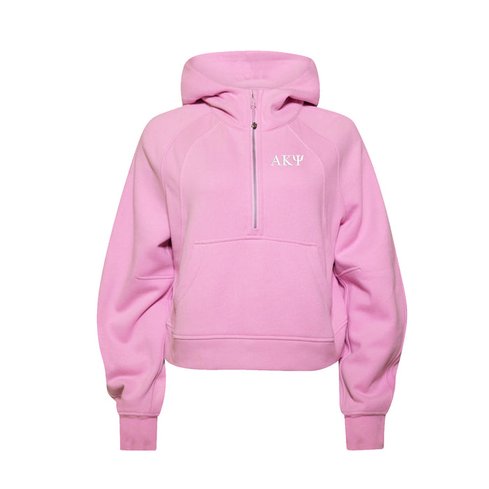 Alpha Kappa Psi lululemon Scuba Oversized Half-Zip Hoodie - Pink Frosting