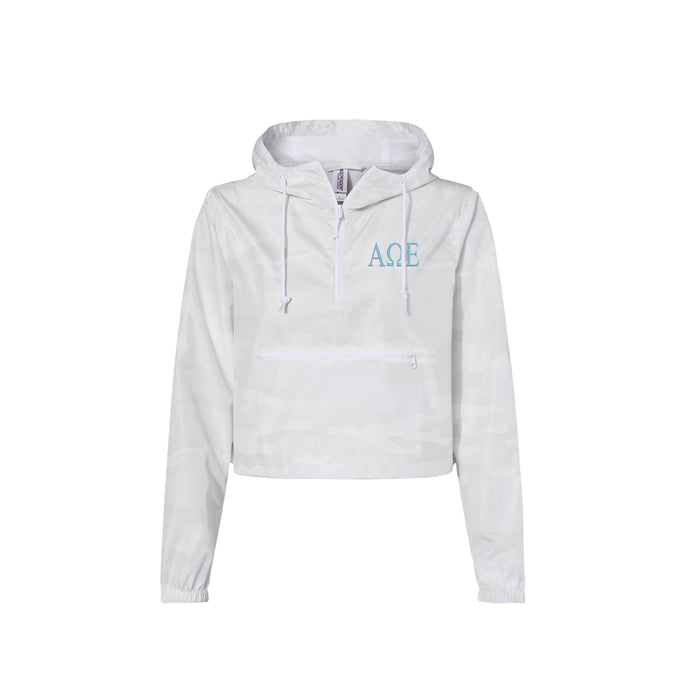 Alpha Omega Epsilon Crop Windbreaker