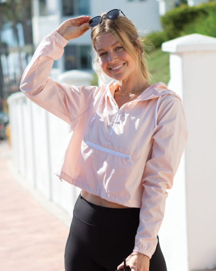 Alpha Omega Epsilon Crop Windbreaker