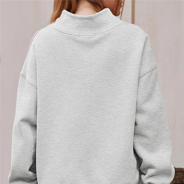 Alpha Omega Epsilon Mock Neck Sweatshirt - A.O.E.