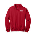 Alpha Omicron Pi Quarter Zip Pullover - Infinity Rose Logo Fraternity