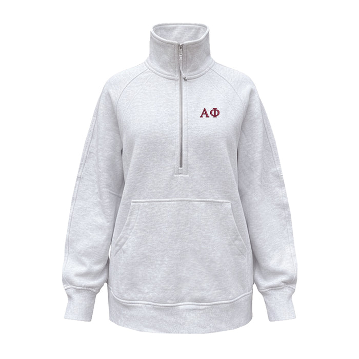 Alpha Phi lululemon Scuba Oversized Funnel-Neck Half Zip Long