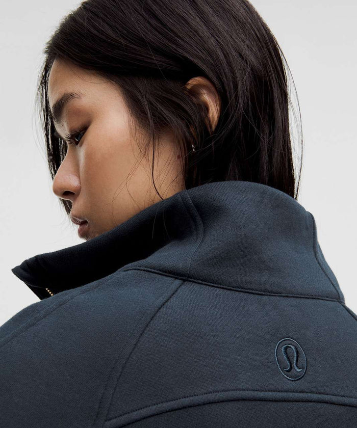 Alpha Phi Omega lululemon Scuba Oversized Funnel-Neck Half Zip - True Navy