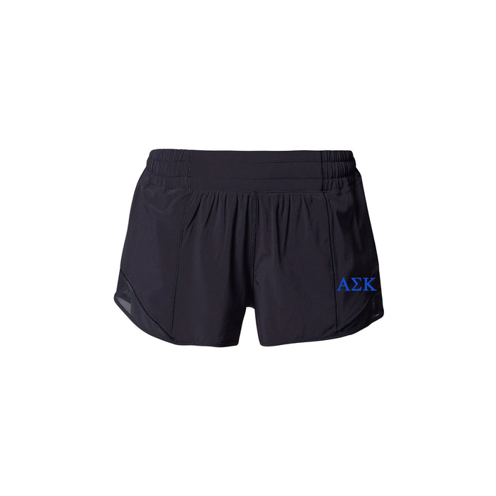 Alpha Sigma Kappa lululemon Hotty Hot High-Rise Lined Short 2.5" - Black