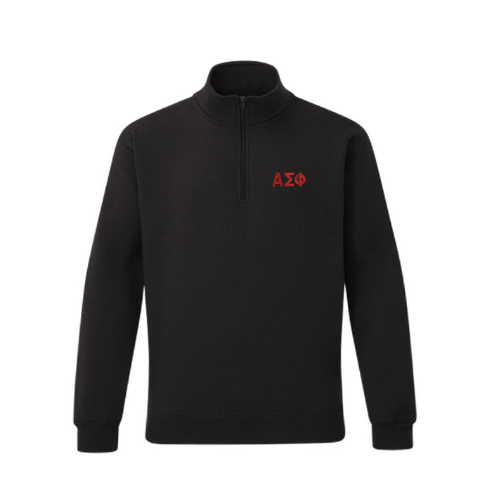 Alpha Sigma Phi lululemon Steady State Half-Zip - Black