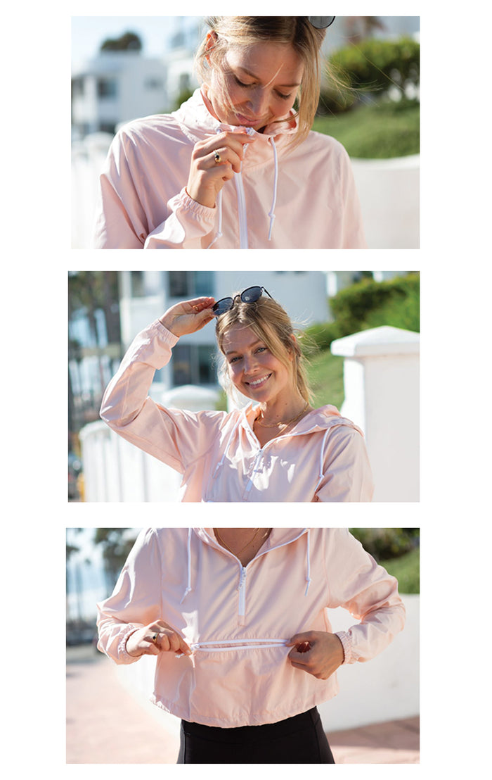Alpha Sigma Tau Crop Windbreaker