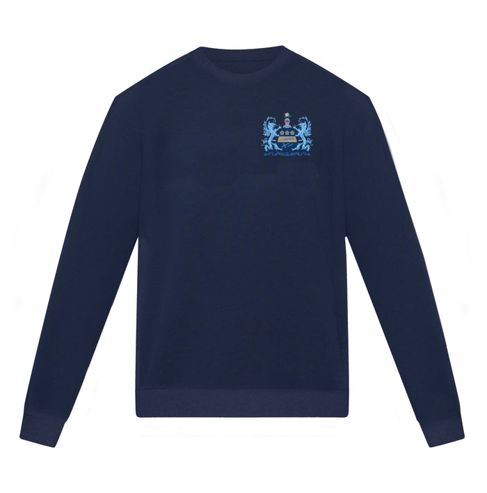 Alpha Xi Delta lululemon Steady State Crew with Embroidered Crest - Navy