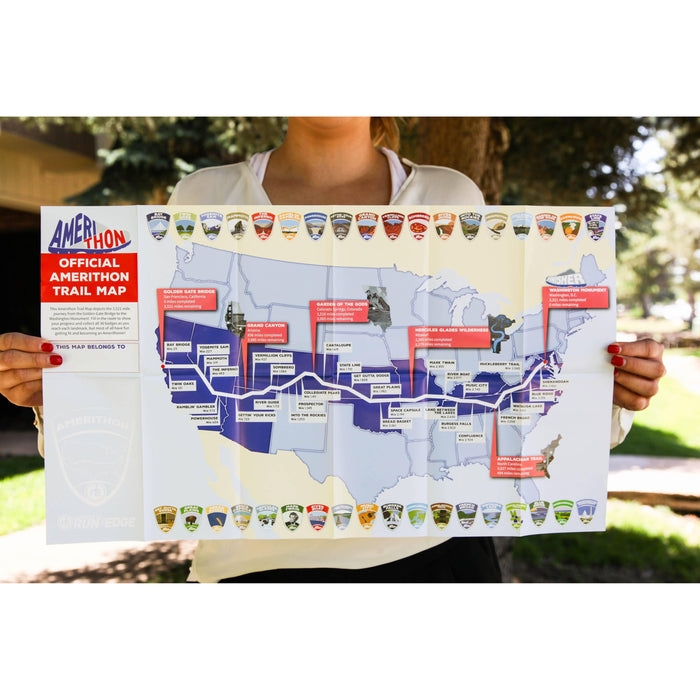Amerithon Challenge: Deluxe Registration Virtual Fitness Challenge Registrations | Run The Edge