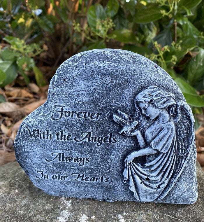 Angel Cemetery Memorial FOREVER WITH THE ANGELS ALWAYS IN OUR HEARTS Garden