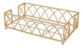 ARCH GUEST NAPKIN CADDY, MATTE GOLD