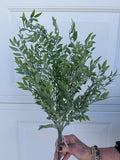 Artificial Greenery Bush Spray – 19”   #554