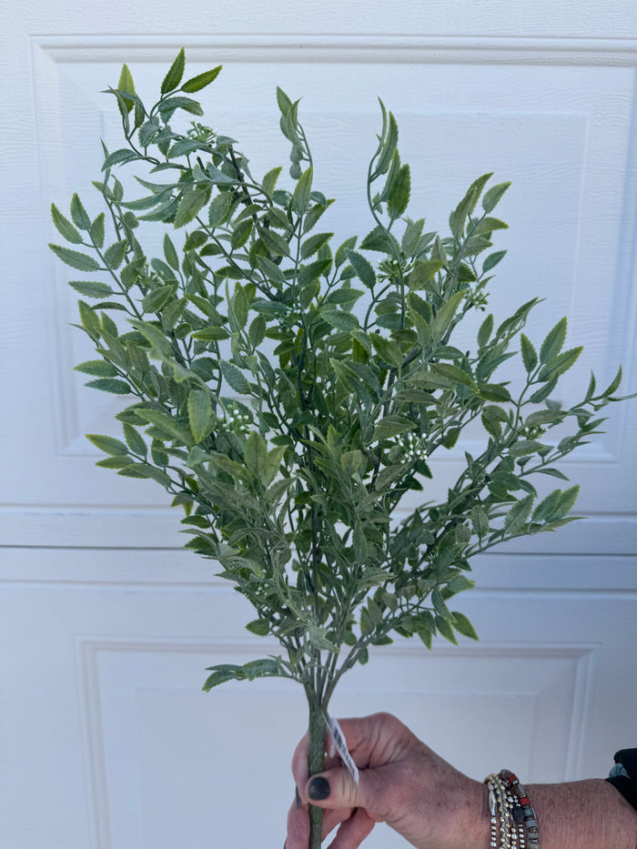 Artificial Greenery Bush Spray – 19”   #554
