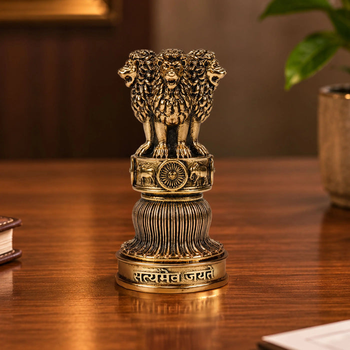 Ashok Stambh Brass Plated