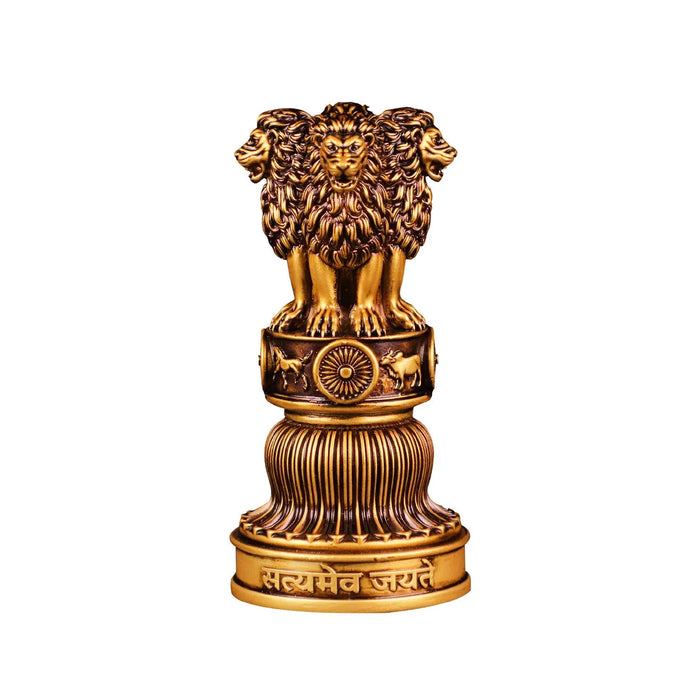 Ashok Stambh Statue Car Dashboard