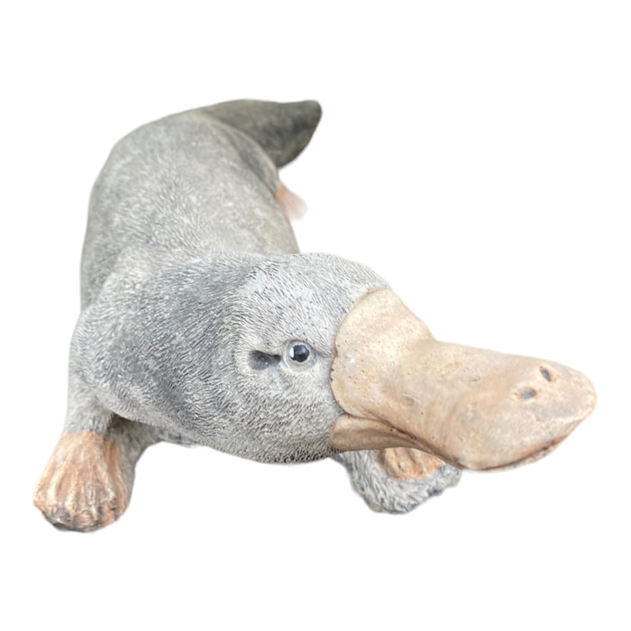22nice4me Garden Statues hand-painted concrete platypus ornament for outdoor garden decor