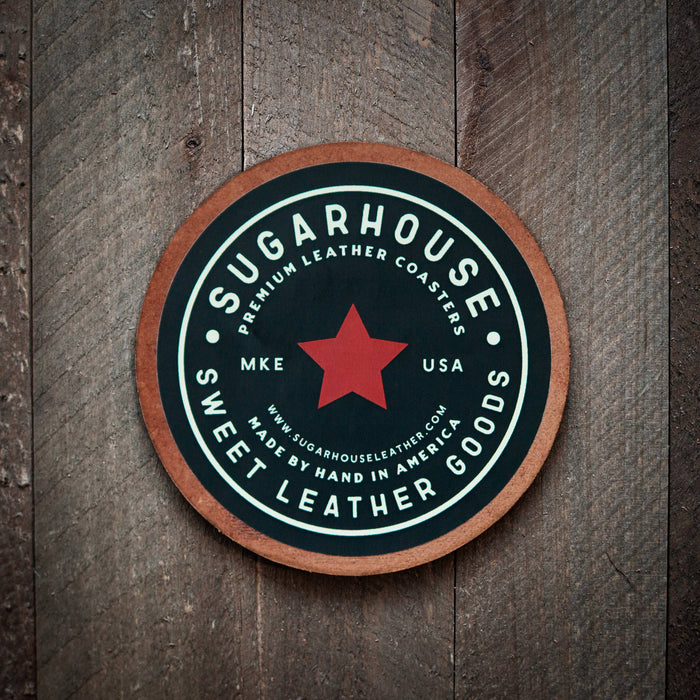 Awe Bless Your Heart Leather Coaster