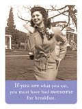 AWESOME FOR BREAKFAST MAGNET