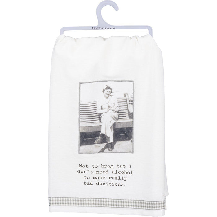 BAD DECISIONS TOWEL