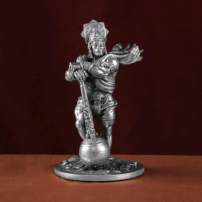 Bahubali Hanuman 25 - 30 Gm Pure Silver theartarium