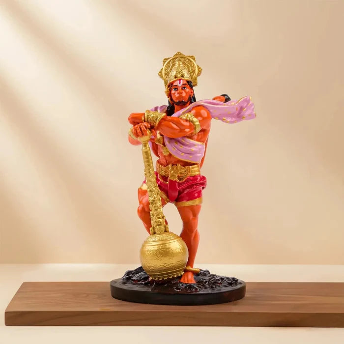 Bahubali Hanuman Idol for Car Dashboard theartarium