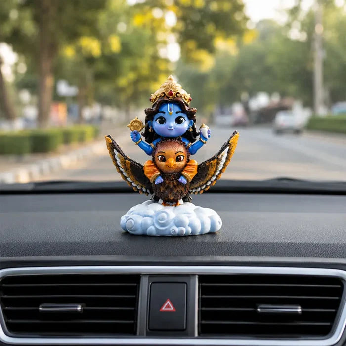 Bal Vishnu Garuda Car Dashboard