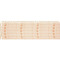 Barograph recording chart paper with pressure scale and days of the week, for weather instruments