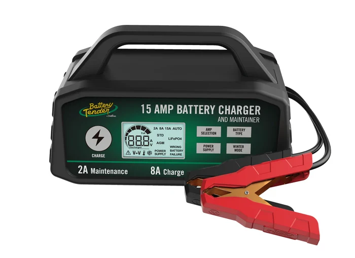 Battery Tender Deltran Selectable Bench Charger - 12V, 15/8/5A, Lead Acid & Lithium, 022-0234-DL-WH