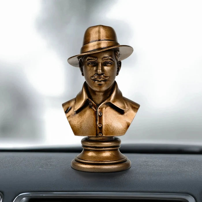 Bhagat Singh Car Dashboard Idol