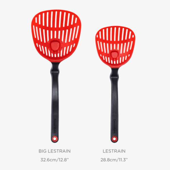 BIG LESTRAIN SCOOP STRAINER, RED