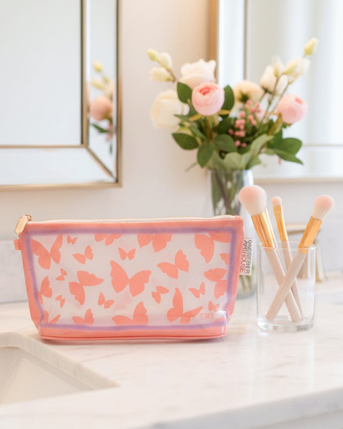 Blush Flight by David Stesner ArtHouse — pink multicolor makeup, detail close-up
