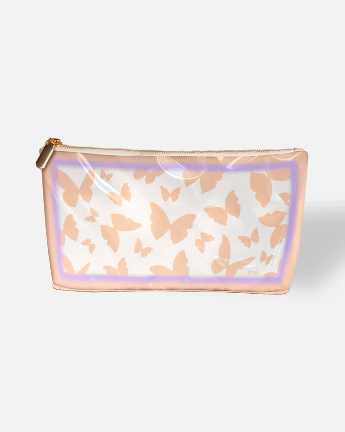 Blush Flight by David Stesner ArtHouse — pink multicolor makeup, top-down view
